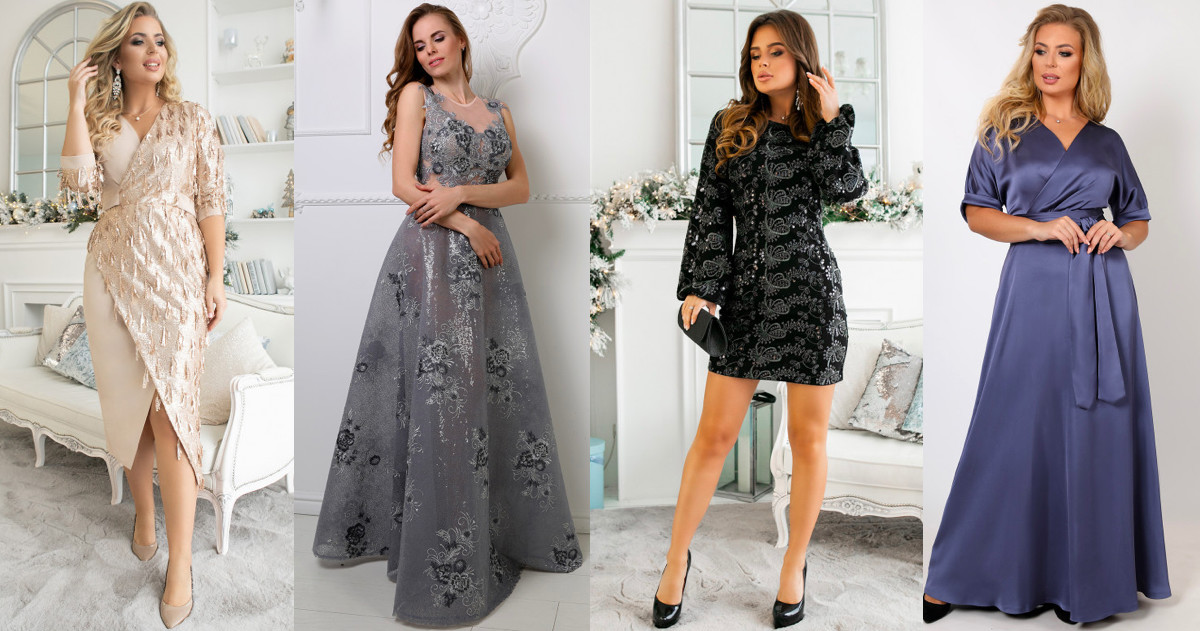 Праздничное зимнее платье: какое лучше выбрать